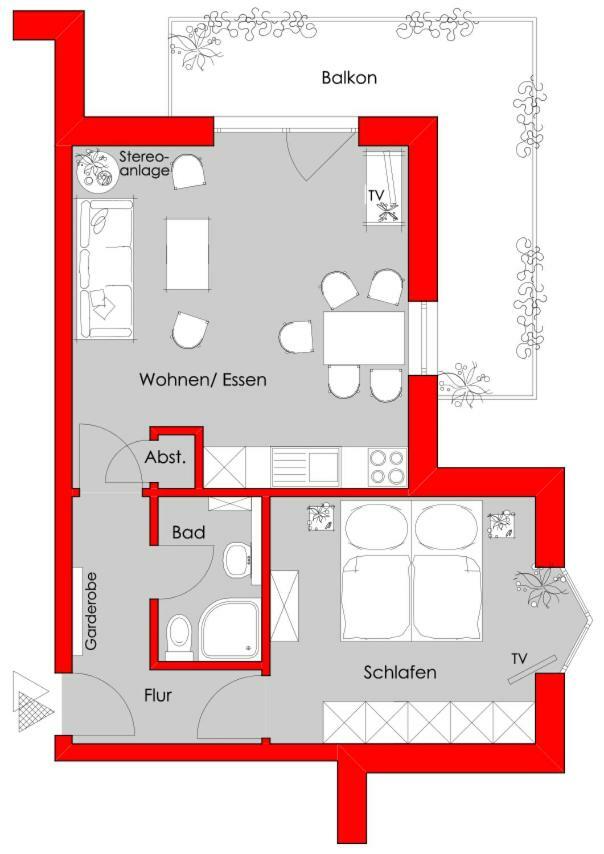 Apartament Residenz Albatros Cuxhaven Zewnętrze zdjęcie
